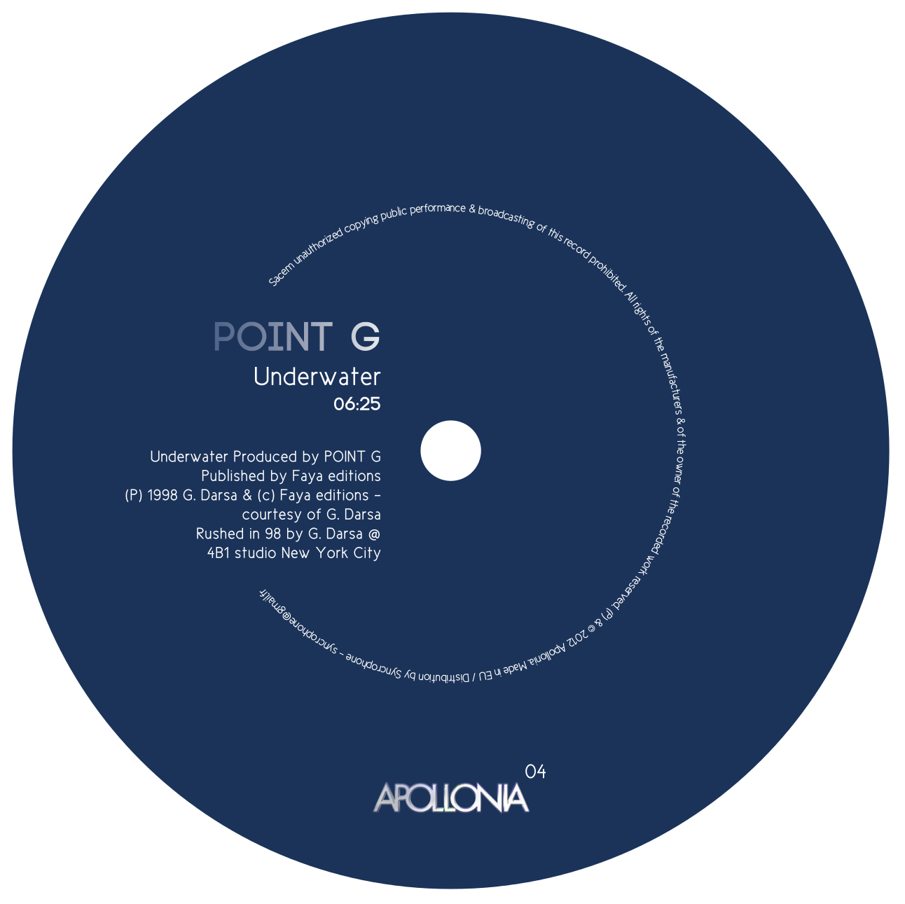 Point G - Underwater Repress EP